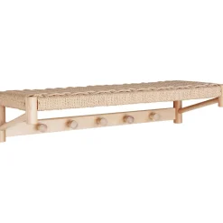 Hattuhylly ja naulakko House Nordic Abano, 78x31cm, poppelipuu