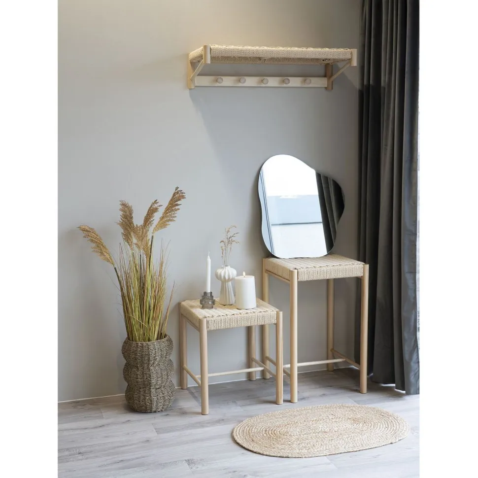 Hattuhylly ja naulakko House Nordic Abano, 78x31cm, poppelipuu