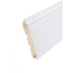 Helmipaneeli Aure 15x120x4200 mm EM Sj mänty harjattu puhtaanvalkoinen