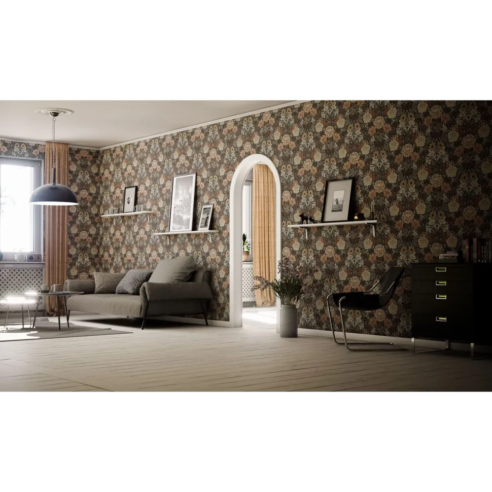 Holvikaari Lundbergs Milano 860 MDF valkoinen
