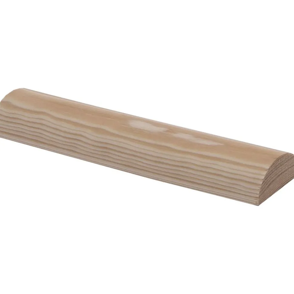 Höylälista Maler Hobby puolipyöreä 16x33x1000mm puuvalmis