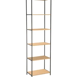 Hylly Home4You HARPER 50x30xK180 cm, saarni/musta