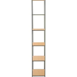 Hylly Home4You HARPER 50x30xK180 cm, saarni/musta