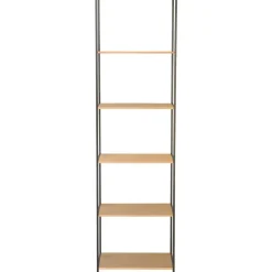 Hylly Home4You HARPER 50x30xK180 cm, saarni/musta