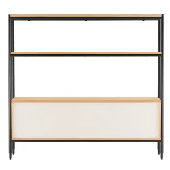 Hylly Home4You Nate 125,5x32x117cm, tammi