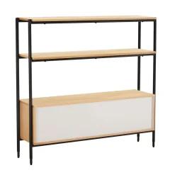 Hylly Home4You Nate 125,5x32x117cm, tammi