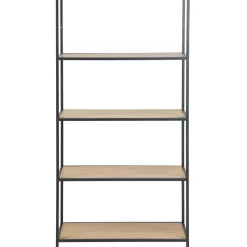 Hylly Home4You SEAFORD 77x35xK150 cm, tammi, ruskea
