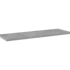 Hyllylevyt 4 kpl betoninharmaa 60x20x1,5 cm lastulevy