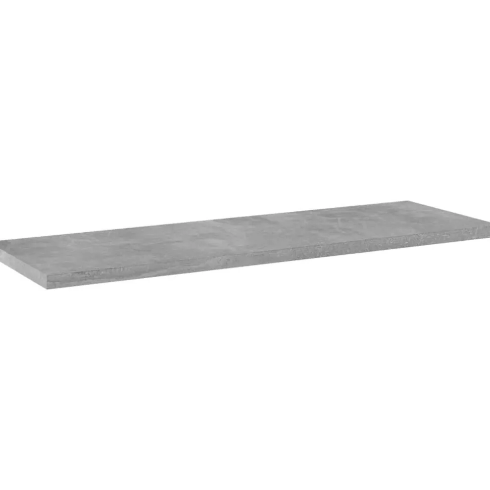 Hyllylevyt 4 kpl betoninharmaa 60x20x1,5 cm lastulevy