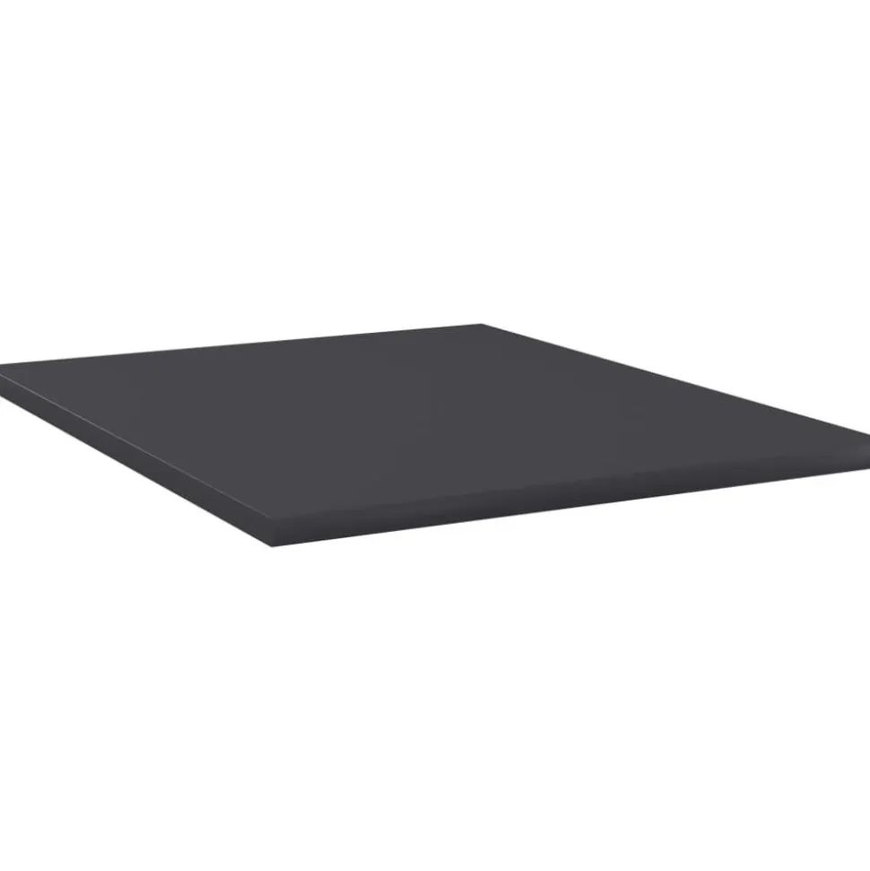 Hyllylevyt 8 kpl harmaa 40x50x1,5 cm lastulevy