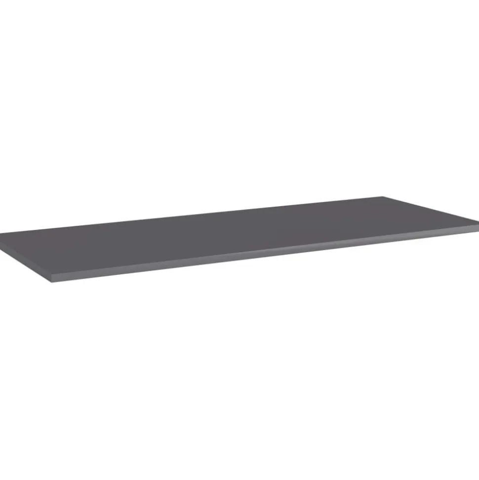 Hyllylevyt 4kpl korkeakiilto harmaa 100x40x1,5 cm