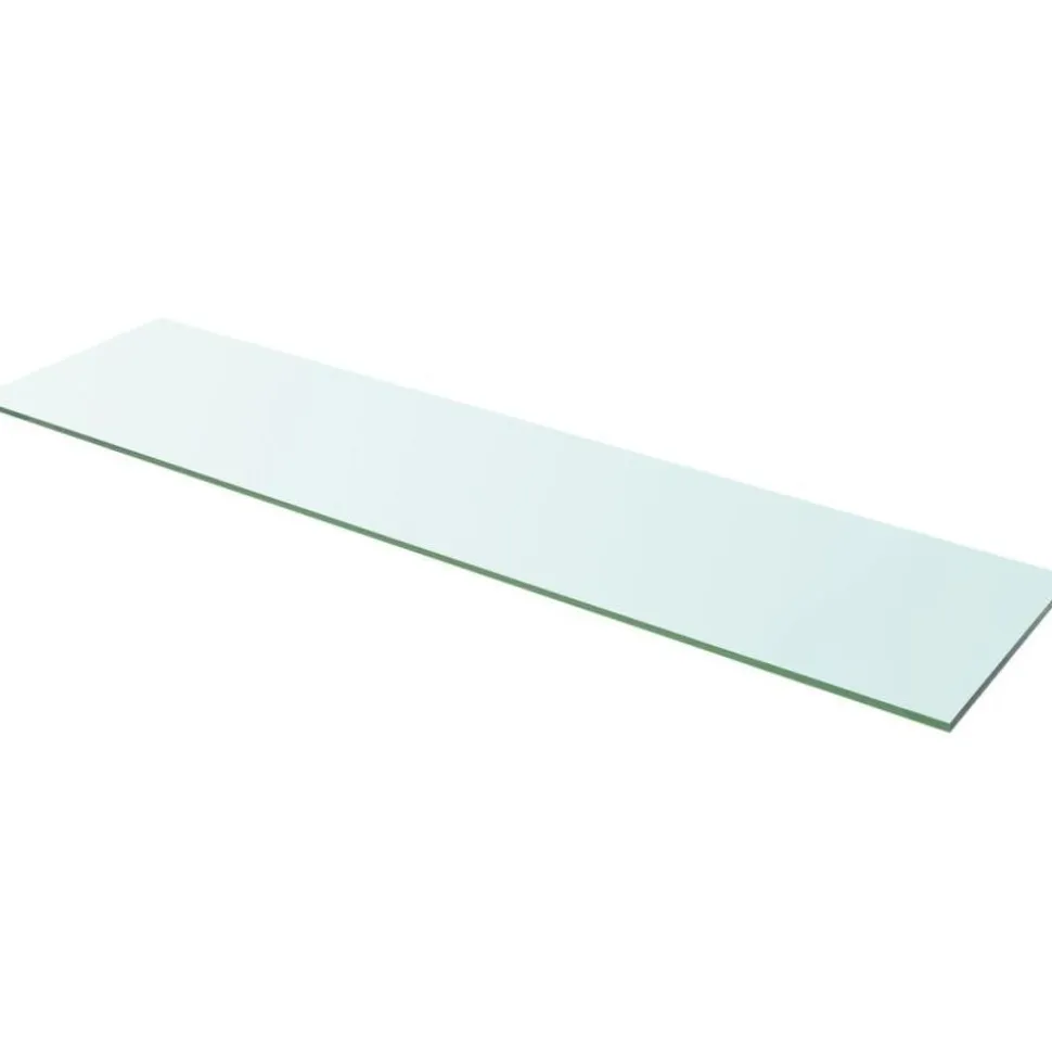 Hyllypaneeli, kirkas lasi, 100x25 cm