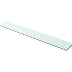 Hyllypaneeli kirkas lasi 100x15 cm