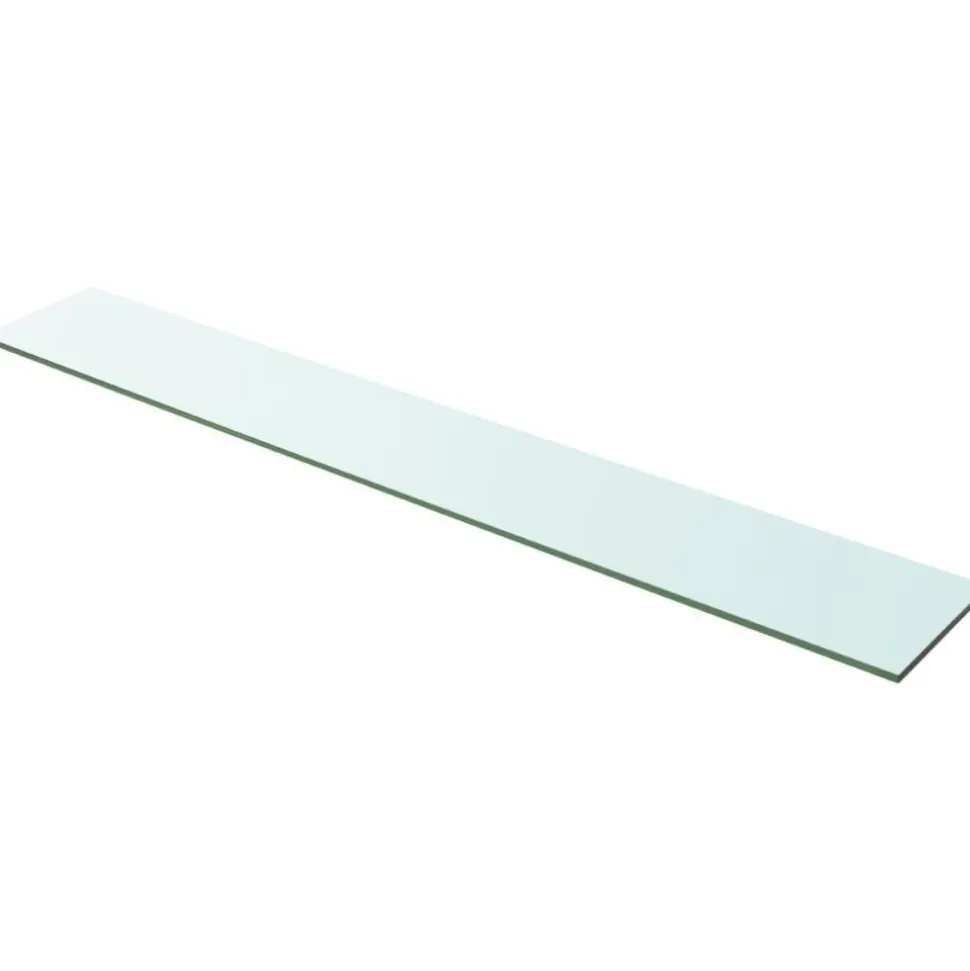 Hyllypaneeli kirkas lasi 100x15 cm