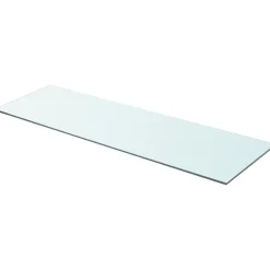 Hyllypaneeli kirkas lasi 90x30 cm