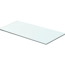 Hyllypaneeli, kirkas lasi, 60x25 cm