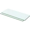 Hyllyt 2 kpl, kirkas lasi, 50x15 cm