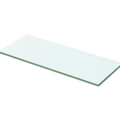 Hyllyt 2 kpl, kirkas lasi, 50x15 cm