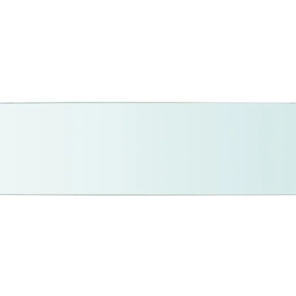 Hyllyt 2 kpl, kirkas lasi, 50x15 cm
