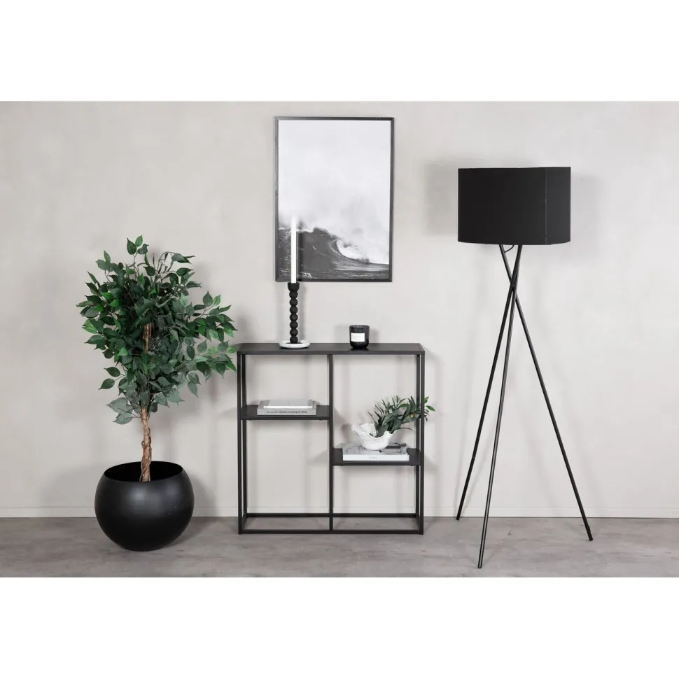 Hylly Venture Home Staal, 80x81cm, musta
