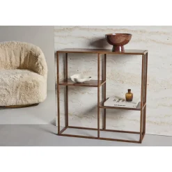 Hylly Venture Home Staal, 80x81cm, pähkinänruskea