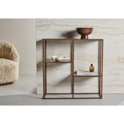 Hylly Venture Home Staal, 80x81cm, pähkinänruskea