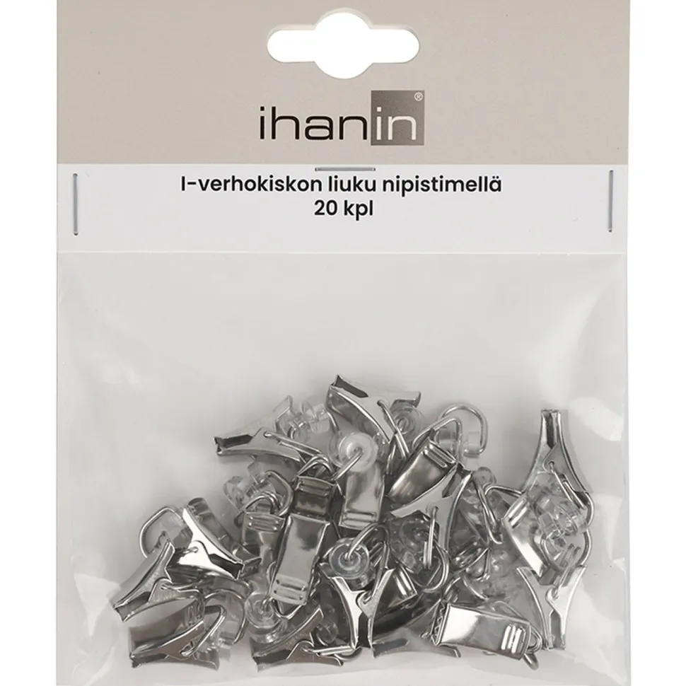 I-kiskon liuku nipistimellä Ihanin, 20kpl