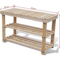 2-in-1 kenkäteline penkillä täysi kuusi
