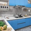 Itseliimautuva huonekalukalvo taivaansininen 500x90 cm pvc
