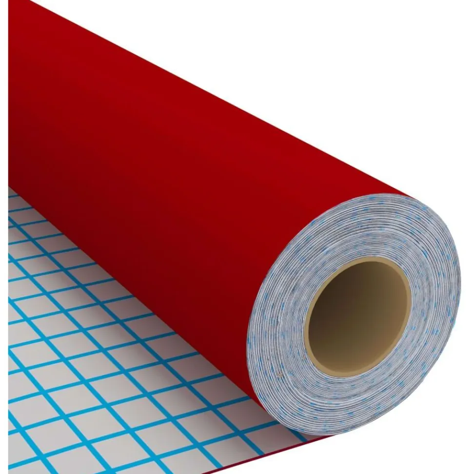 Itseliimautuvat huonekalukalvot 2 kpl punainen 500x90 cm pvc