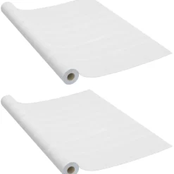 Itseliimautuvat huonekalukalvot 2 kpl valkea puu 500x90 cm