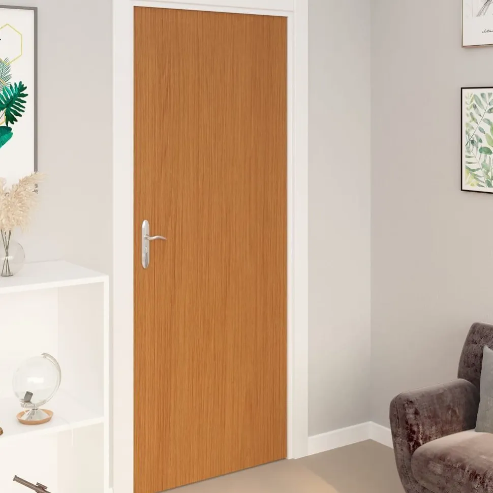 Itseliimautuvat ovikalvot 2 kpl vaalea tammi 210x90 cm pvc