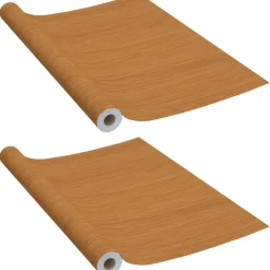 Itseliimautuvat ovikalvot 2 kpl vaalea tammi 210x90 cm pvc