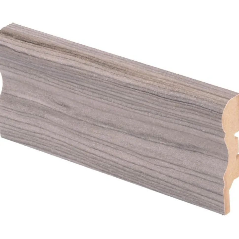 Jalkalista Maler Aura 16x60x2750mm MDF harmaa tammi