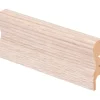 Jalkalista Maler Aura 16x60x2750mm MDF valkolakattu tammi