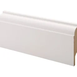 Jalkalista Maler Koski 16x65x2750mm MDF valkoinen