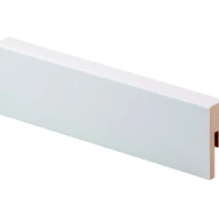 Jalkalista Maler R2 Aava 12x42x2750mm MDF valkoinen