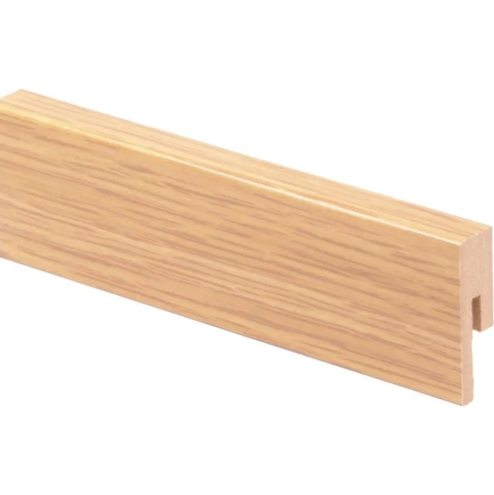 Jalkalista Maler R2 Aava 12x42x2750mm MDF tammi