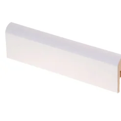 Jalkalista Maler R10 Pyörre 12x42x2750mm MDF valkoinen