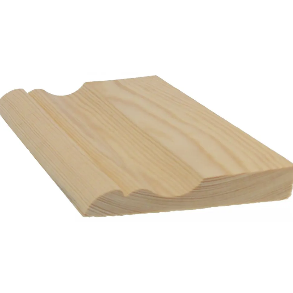 Jalkalista Cent 15x95x3300 mm koristeellinen mänty käsittelemätön