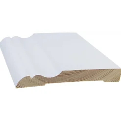 Jalkalista Cent 15x120x3300 mm koriste mänty valkoinen