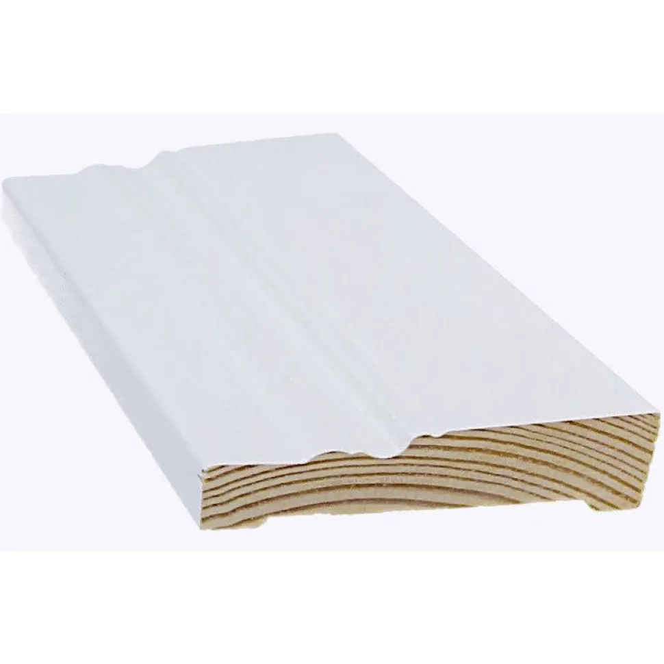 Jalkalista Cent 14x68x3300 mm koriste mänty valkoinen