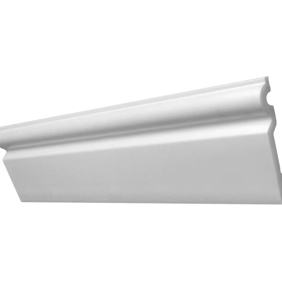 Jalkalista Lundbergs 100x2000mm valkoinen