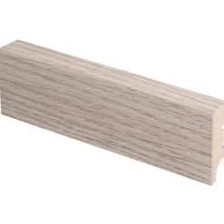 Jalkalista Maler Aava R2 16x42x2750mm MDF valkolakattu tammi