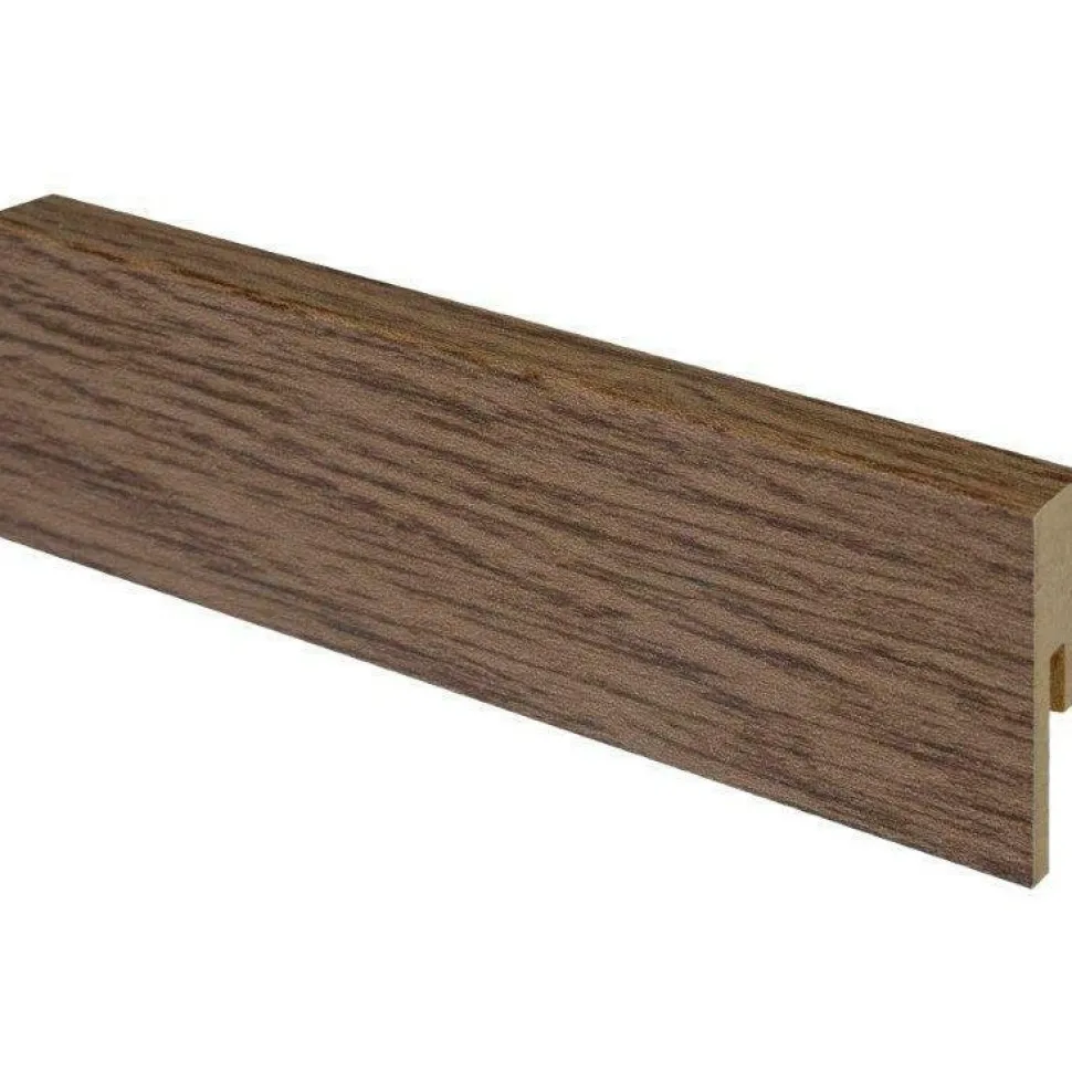 Jalkalista Maler Create Home Eco Plus R2, 12x42x2750mm, mdf, middle dark oak
