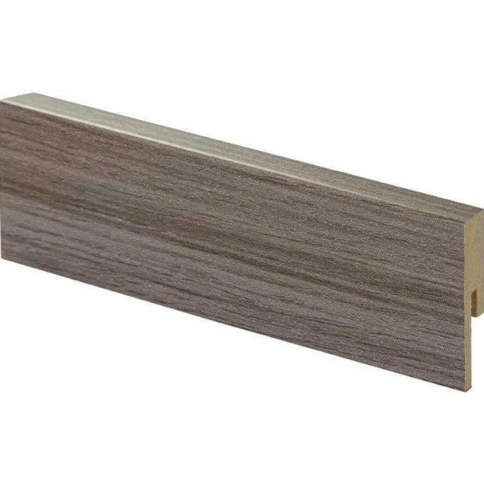 Jalkalista Maler Create Home Eco R2, 12x42x2750mm, mdf, middle grey