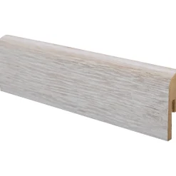 Jalkalista Maler Lamella R10, 12x42x2750mm, mdf, melamiinipinta, harmaa tammikuvio