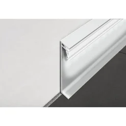 Jalkalista Progress Profiles Proskirting Giled 2m 80mm anodisoitu hopea