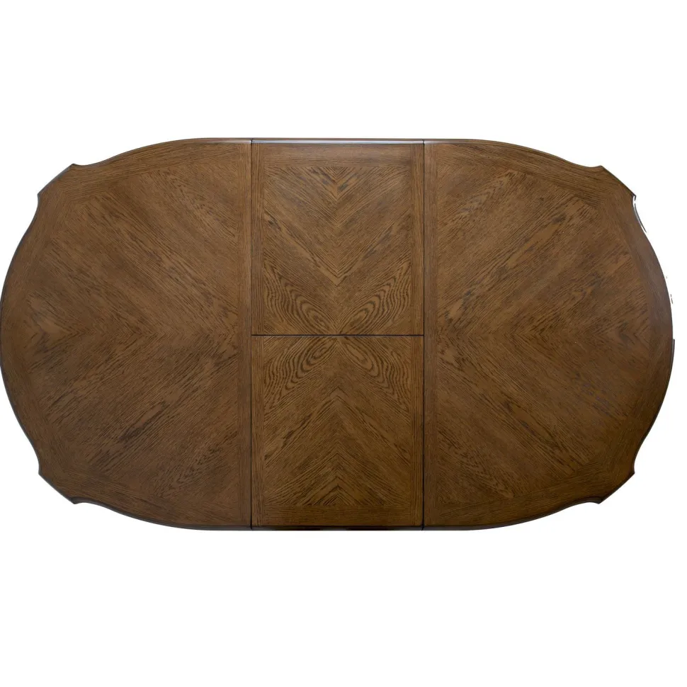 Jatkettava ruokapöytä Home4You Lily 137/182x106,5cm tammi