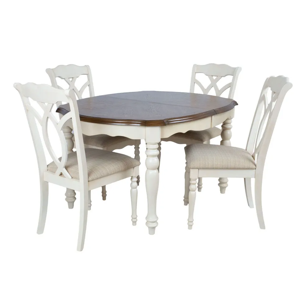 Jatkettava ruokapöytä Home4You Lily 137/182x106,5cm tammi